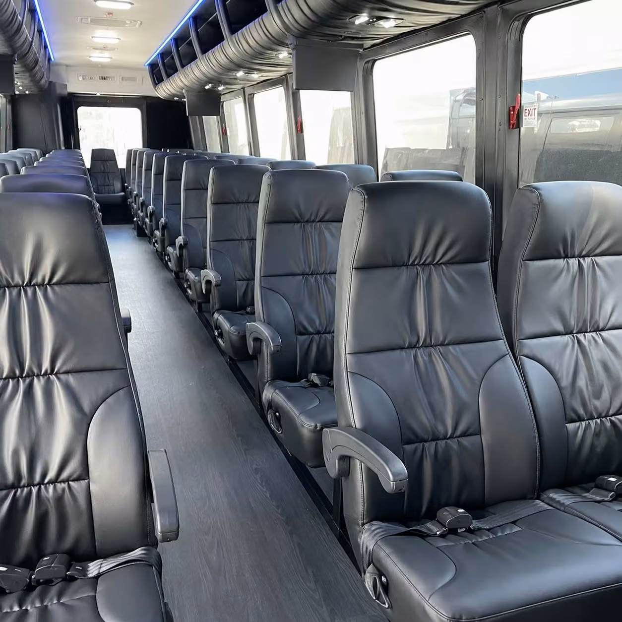 28 passenger minibus interior