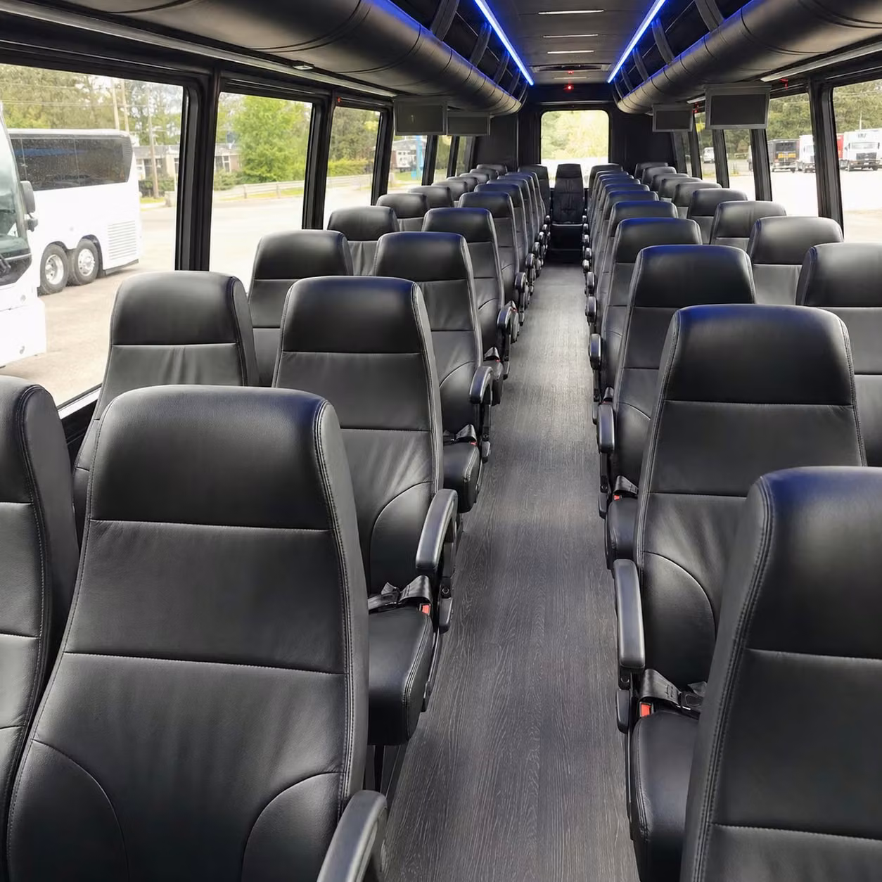 30 passenger minibus inside