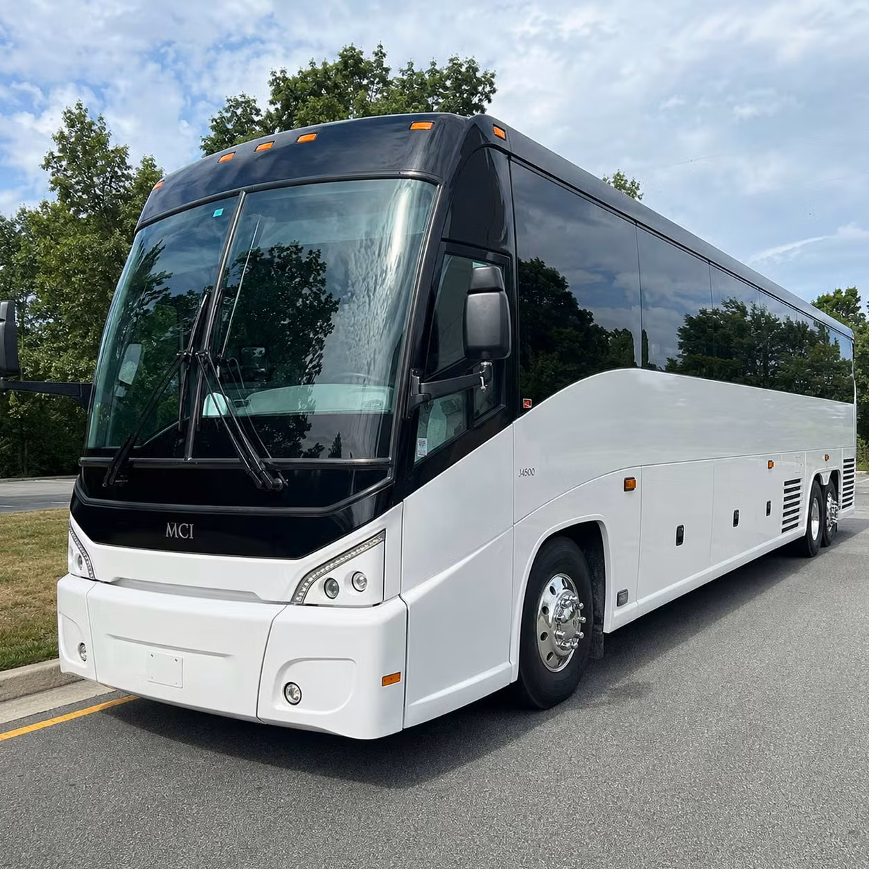 irving 56 passenger charter bus rental