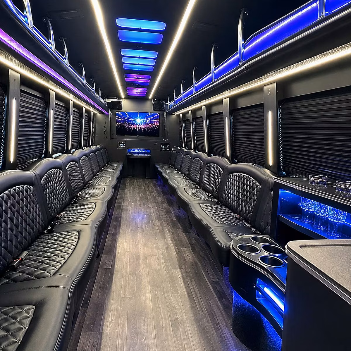 party bus interior
